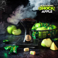 Табак Black Burn - Apple Shock (Кислое зеленое яблоко) 100 гр